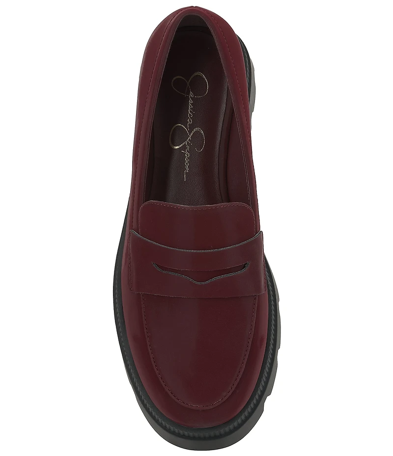 Jessica Simpson Ullinia Sateen Platform Loafers
