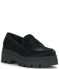 Jessica Simpson Ullinia Sateen Platform Loafers