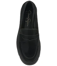 Jessica Simpson Ullinia Sateen Platform Loafers