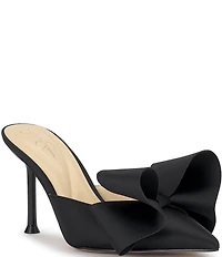 Jessica Simpson Valrin Satin Bow Dress Mules