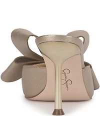 Jessica Simpson Valrin Textured Bow Dress Mules