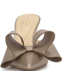 Jessica Simpson Valrin Textured Bow Dress Mules