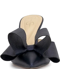 Jessica Simpson Valrin Textured Bow Dress Mules