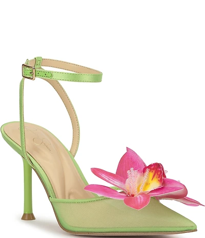 Jessica Simpson Vilyria 3D Floral Embellished Pumps