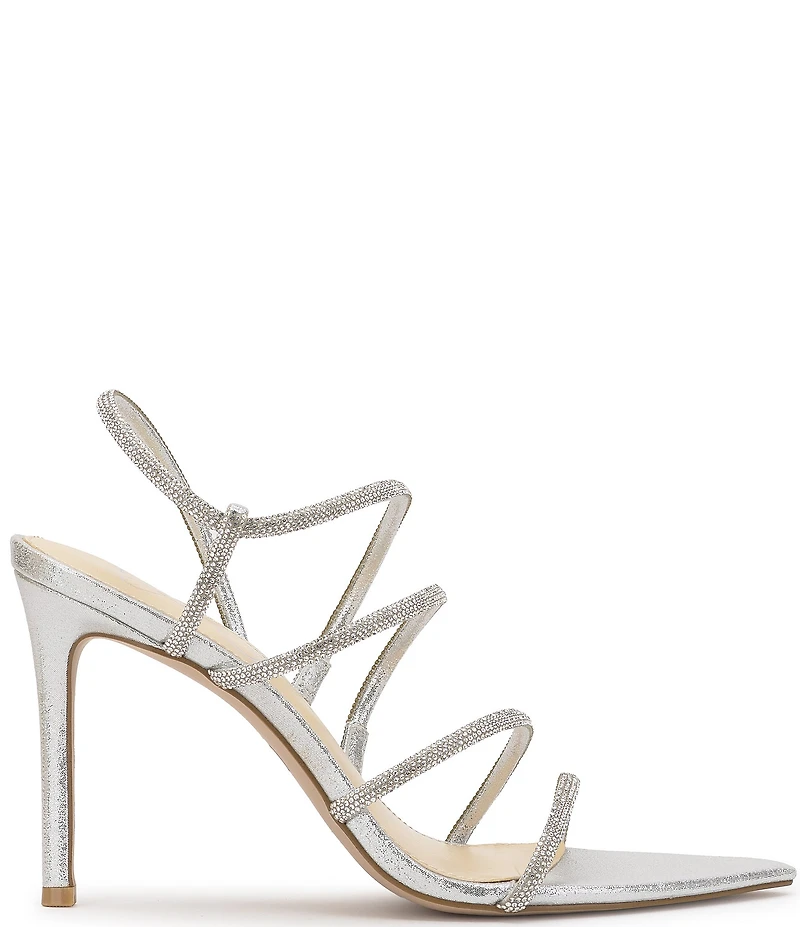 Jessica Simpson Vioreena Rhinestone Strappy Slingback Dress Sandals