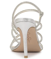 Jessica Simpson Vioreena Rhinestone Strappy Slingback Dress Sandals
