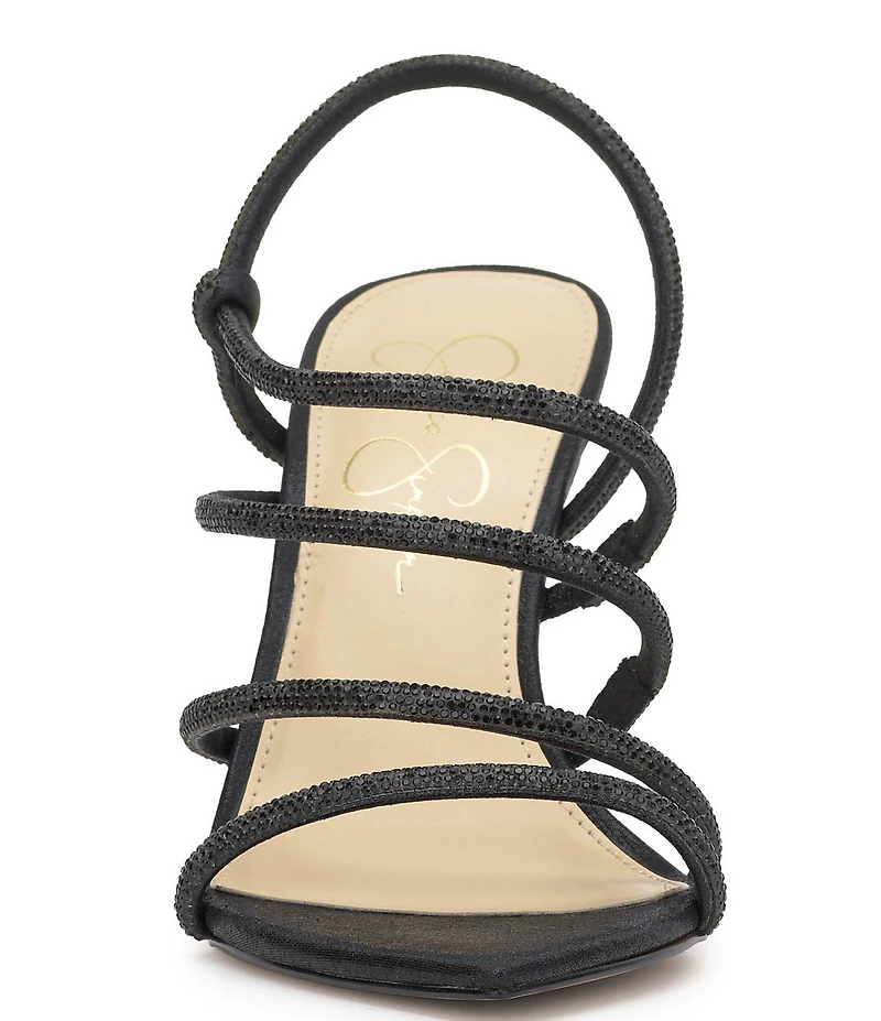 Jessica Simpson Vioreena Rhinestone Strappy Slingback Dress Sandals