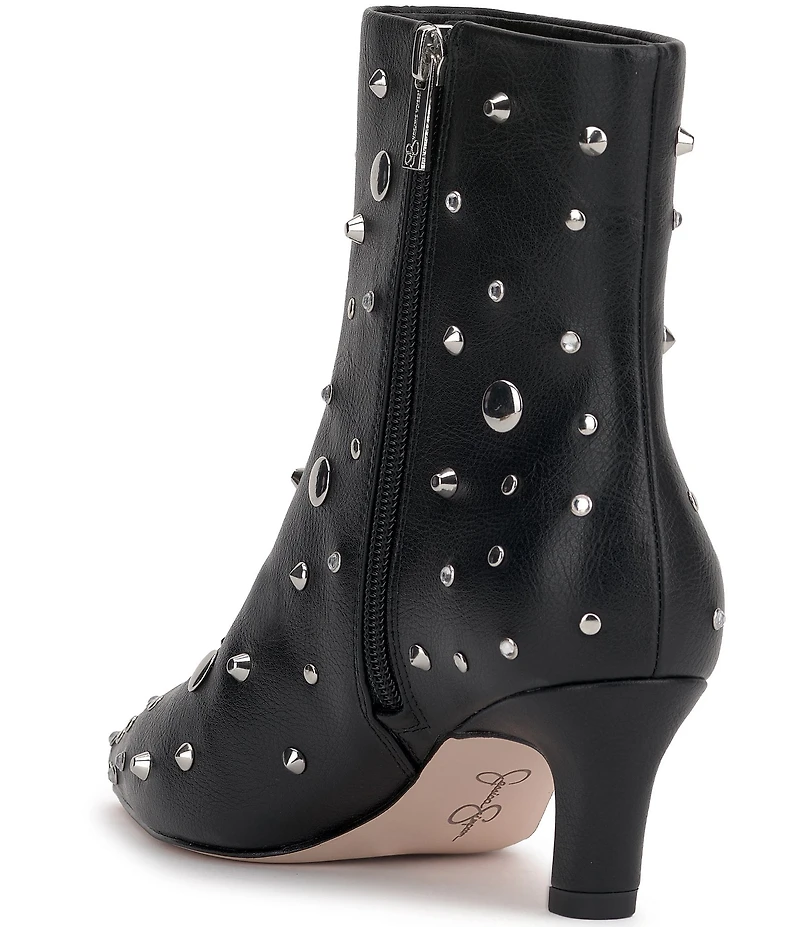 Jessica Simpson Viviana Stud Rhinestone Booties
