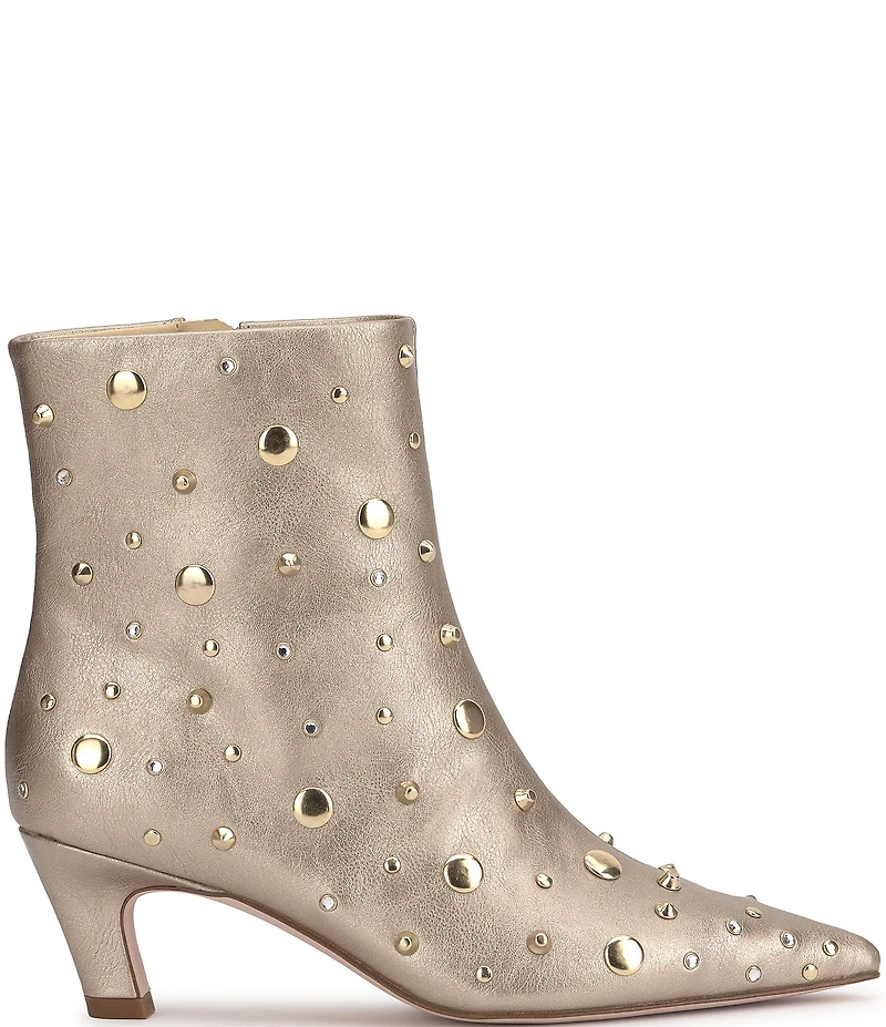 Jessica Simpson Viviana Stud Rhinestone Booties