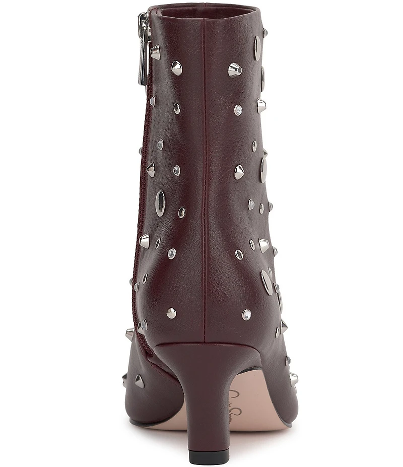 Jessica Simpson Viviana Stud Rhinestone Booties