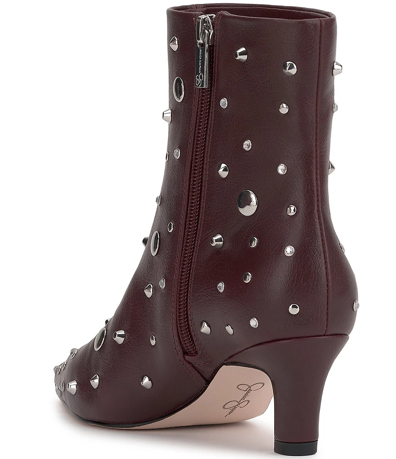 Jessica Simpson Viviana Stud Rhinestone Booties