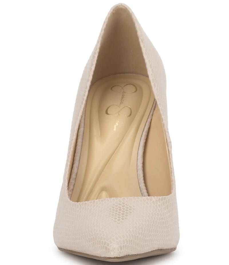 Jessica Simpson Welica Classic Snake Embossed Pumps
