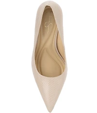 Jessica Simpson Welica Classic Snake Embossed Pumps