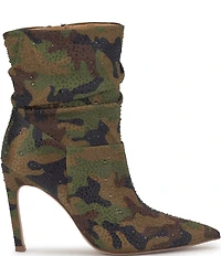 Jessica Simpson Welina Camo Rhinestone Slouch Booties