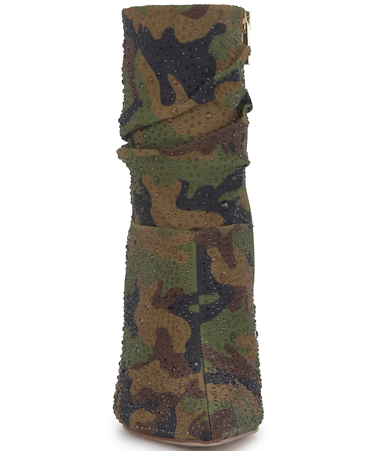Jessica Simpson Welina Camo Rhinestone Slouch Booties