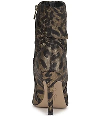 Jessica Simpson Welina Leopard Print Slouch Booties