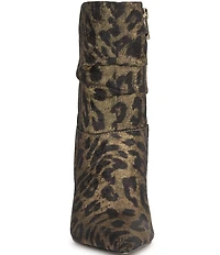 Jessica Simpson Welina Leopard Print Slouch Booties