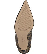 Jessica Simpson Welina Leopard Print Slouch Booties