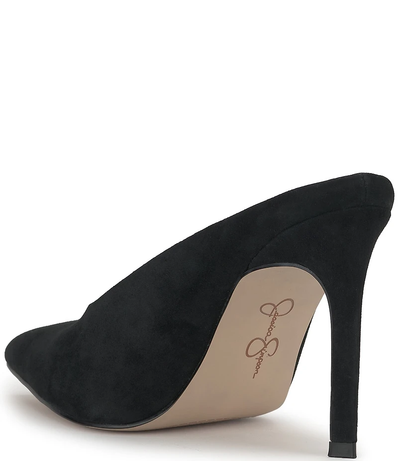 Jessica Simpson Wilix Suede Stiletto Mules