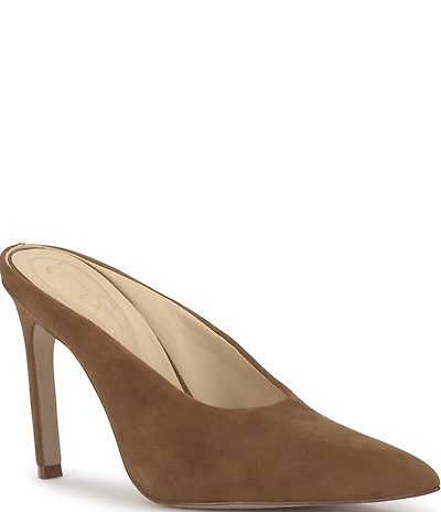 Jessica Simpson Wilix Suede Stiletto Mules