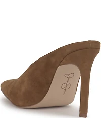 Jessica Simpson Wilix Suede Stiletto Mules