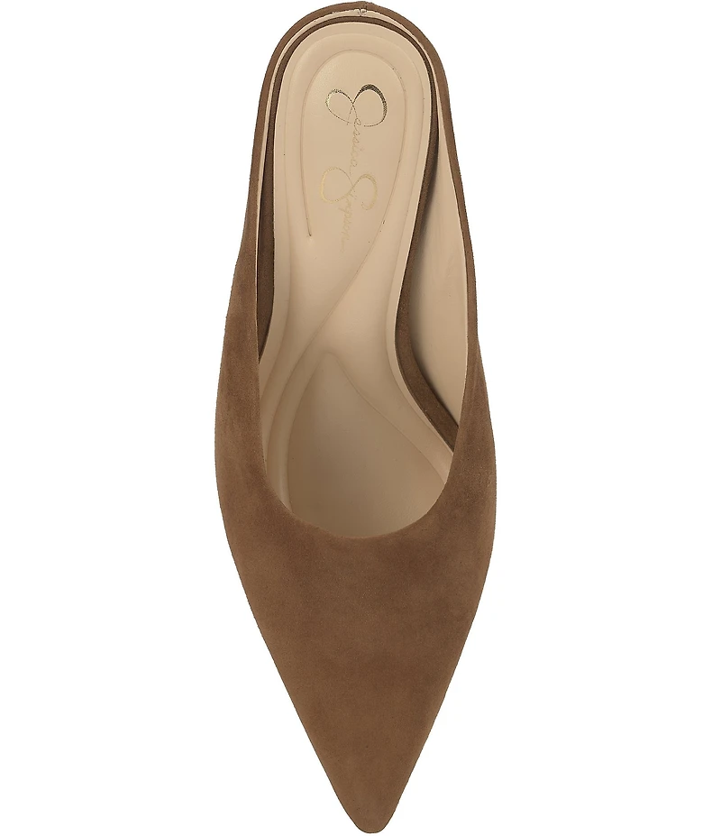 Jessica Simpson Wilix Suede Stiletto Mules