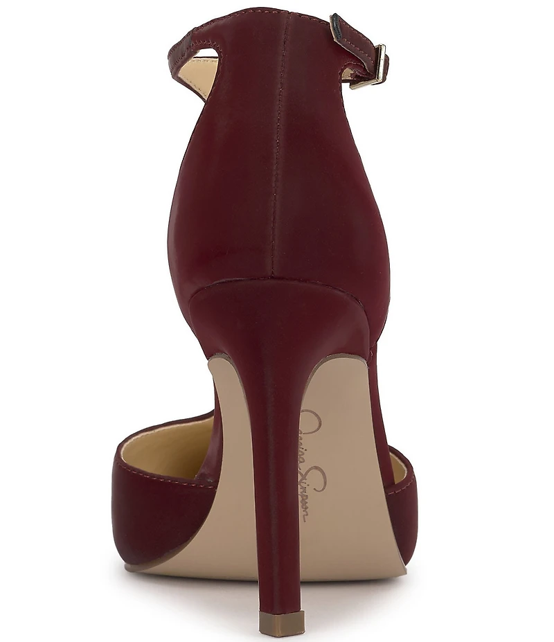 Jessica Simpson Willna Satin T-Strap Pumps