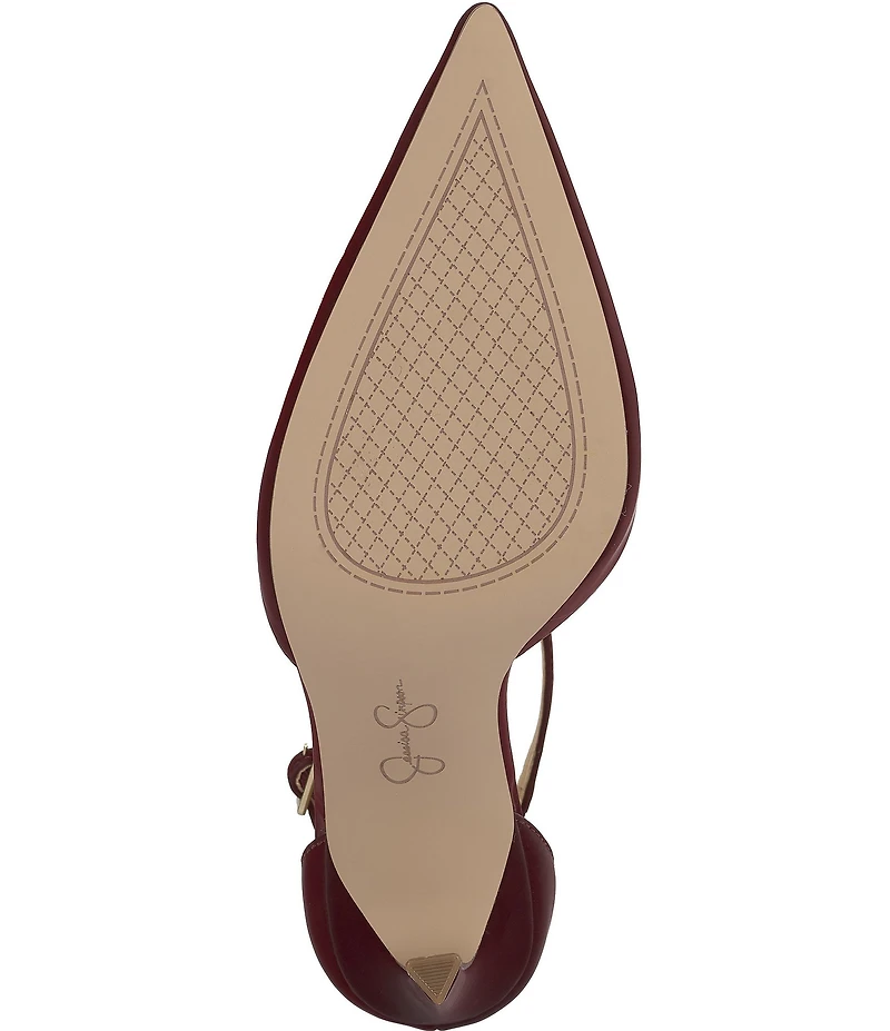 Jessica Simpson Willna Satin T-Strap Pumps