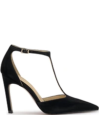 Jessica Simpson Willna Satin T-Strap Pumps