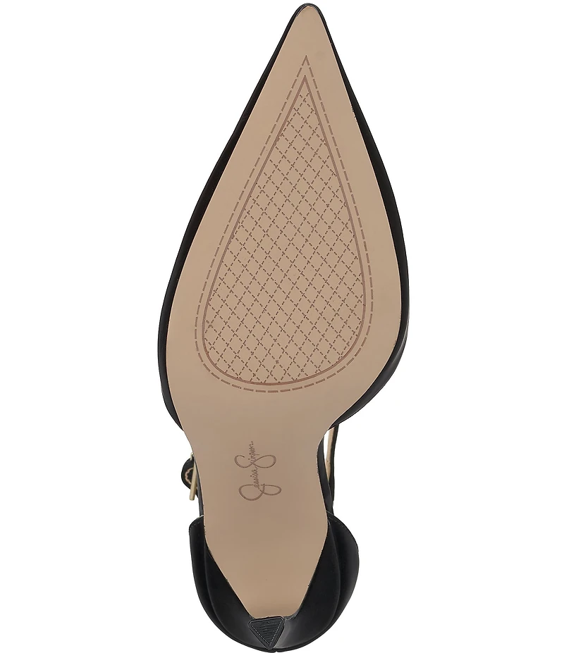 Jessica Simpson Willna Satin T-Strap Pumps