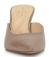 Jessica Simpson Xia Patent Mirror Heeled Mules