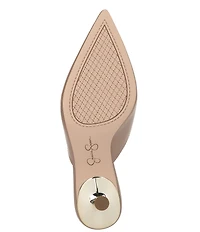 Jessica Simpson Xia Patent Mirror Heeled Mules