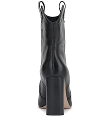 Jessica Simpson Xovira Leather Western Dress Booties