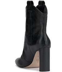 Jessica Simpson Xovira Leather Western Dress Booties