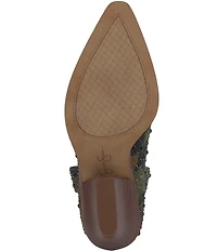 Jessica Simpson Zadie Camo Print Rhinestone Western Booties
