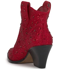 Jessica Simpson Zadie Rhinestone Western Booties