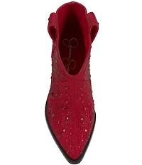Jessica Simpson Zadie Rhinestone Western Booties