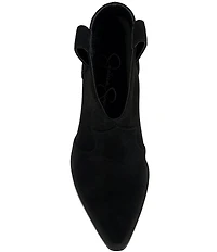 Jessica Simpson Zadie Suede Western Booties