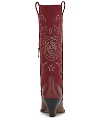 Jessica Simpson Zodra Rose Studded Detail Western Boots
