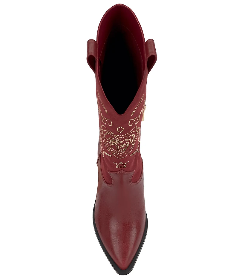Jessica Simpson Zodra Rose Studded Detail Western Boots