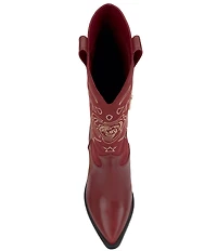 Jessica Simpson Zodra Rose Studded Detail Western Boots