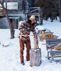 JETTY Arbor Midweight Flannel Long Sleeve Woven Shirt