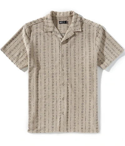 JETTY Asbury Short Sleeve Woven Camp Shirt
