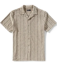 JETTY Asbury Short Sleeve Woven Camp Shirt