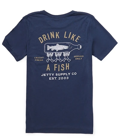 JETTY Drink Like A Fish Short Sleeve T-Shirt