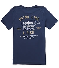 JETTY Drink Like A Fish Short Sleeve T-Shirt