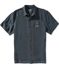 JETTY Marshall Linen Short Sleeve Woven Shirt