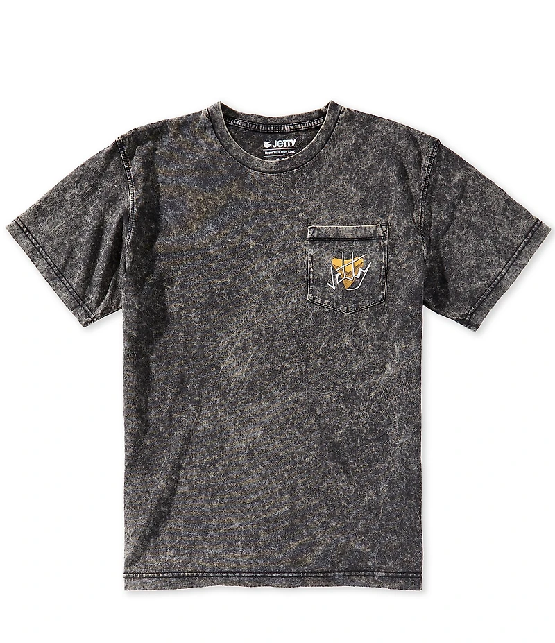 JETTY Relaxed Fit Acid Wash Short Sleeve T-Shirt