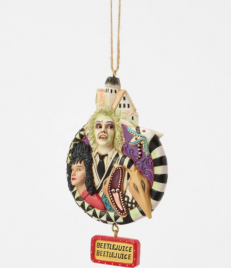 Jim Shore Beetlejuice Group Hanging Ornament