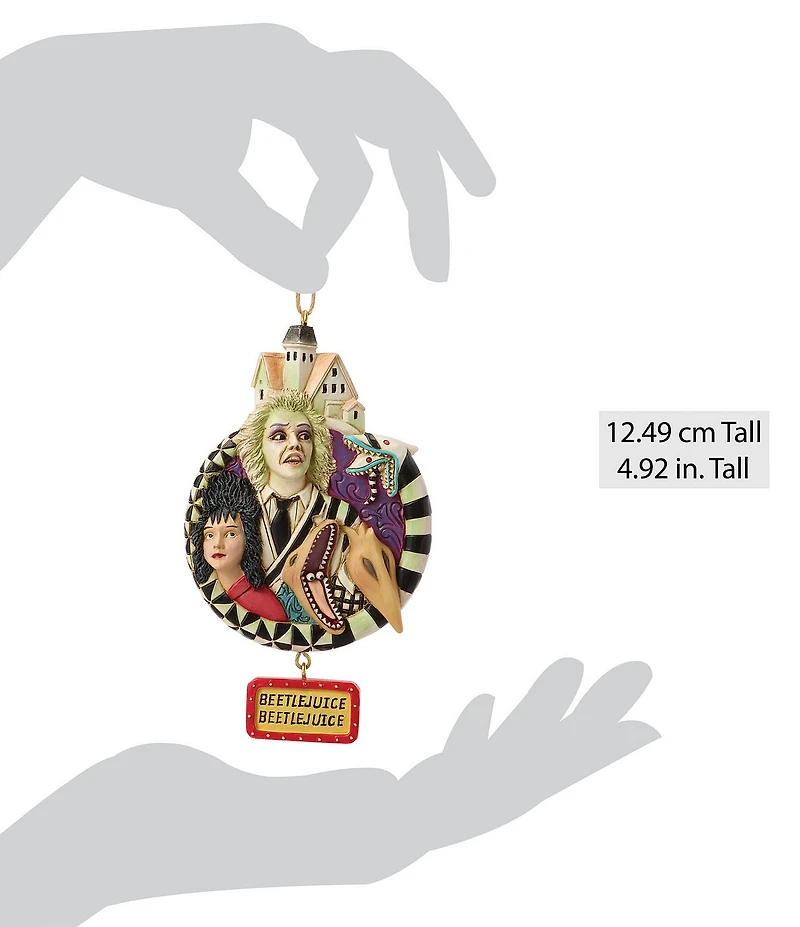 Jim Shore Beetlejuice Group Hanging Ornament